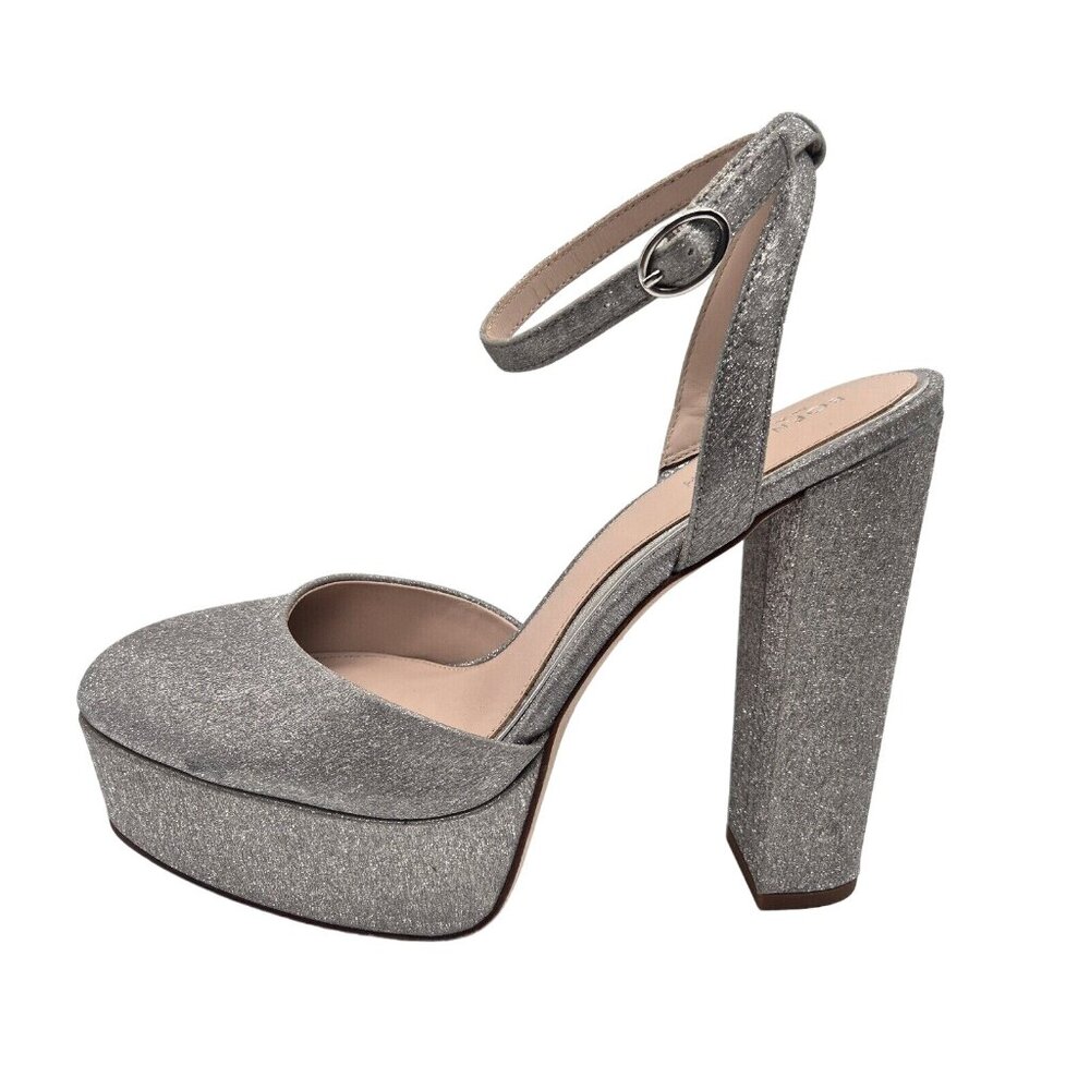 Antonio Melani Born on Fifth Size 9.5 M Liv Metallic Glitter Platform Pumps 676 - Picture 4 of 13